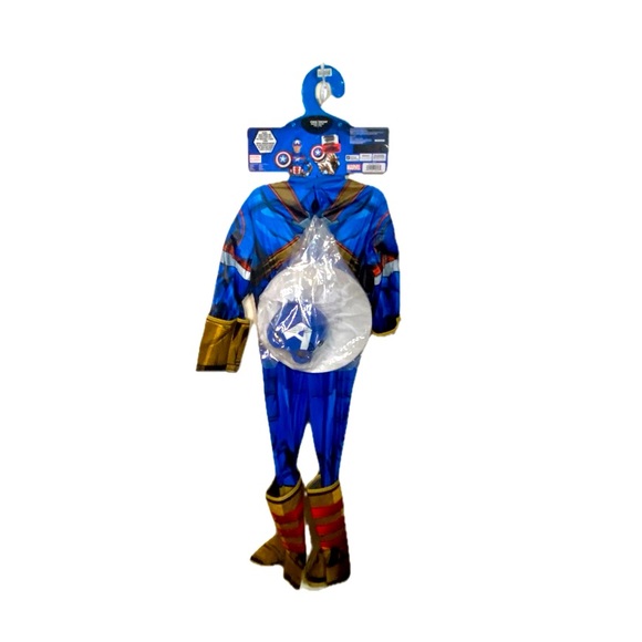 JAZWARES MARVEL Deluxe Muscle Jumpsuit Halloween Costume Boy’s Sz M (7/8) - Picture 4 of 8